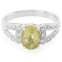 Limonen-Apatit-Silberring