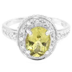 Limonen-Apatit-Silberring