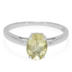 Limonen-Apatit-Silberring