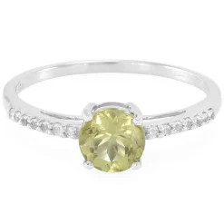 Limonen-Apatit-Silberring