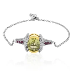 Limonen-Citrin-Silberarmband (Remy Rotenier)