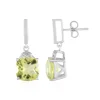 Limonen-Quarz-Silberohrringe