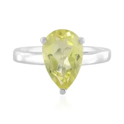 Limonen-Quarz-Silberring