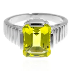 Limonen-Quarz-Silberring