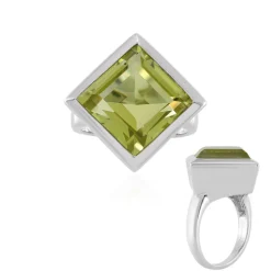 Limonen-Quarz-Silberring