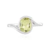 Limonen-Quarz-Silberring