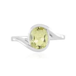 Limonen-Quarz-Silberring