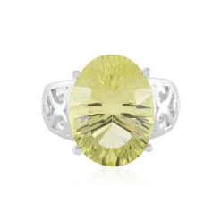 Limonen-Quarz-Silberring