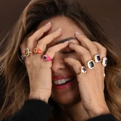 Londonblauer Topas-Silberring