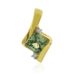 Madagaskar-Demantoid-Goldanhänger (John Ferry)