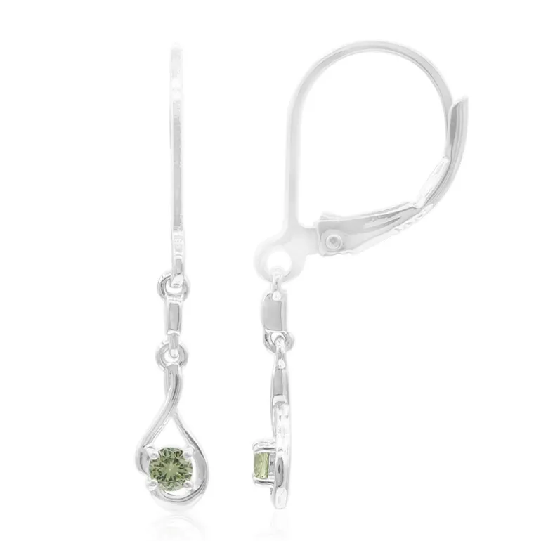 Madagaskar-Demantoid-Silberohrringe (John Ferry)