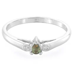 Madagaskar-Farbwechsel-Granat-Silberring