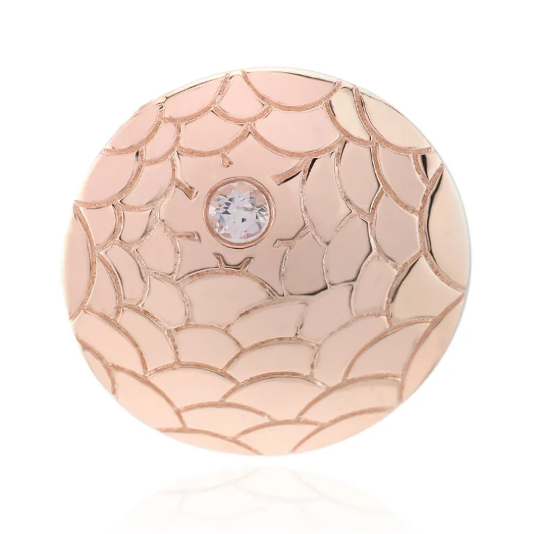 Madagaskar-Morganit-Silberanhänger