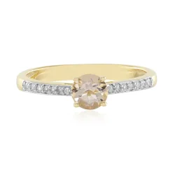 Madagaskar-Morganit-Silberring