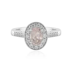 Madagaskar-Morganit-Silberring