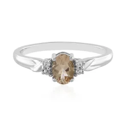 Madagaskar-Morganit-Silberring