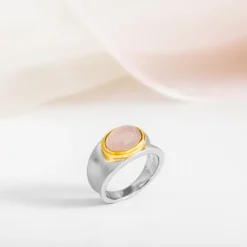 Madagaskar-Morganit-Silberring