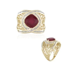 Madagaskar-Rubin-Goldring (Ornaments by de Melo)