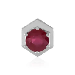 Madagaskar-Rubin-Silberanhänger