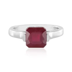 Madagaskar-Rubin-Silberring