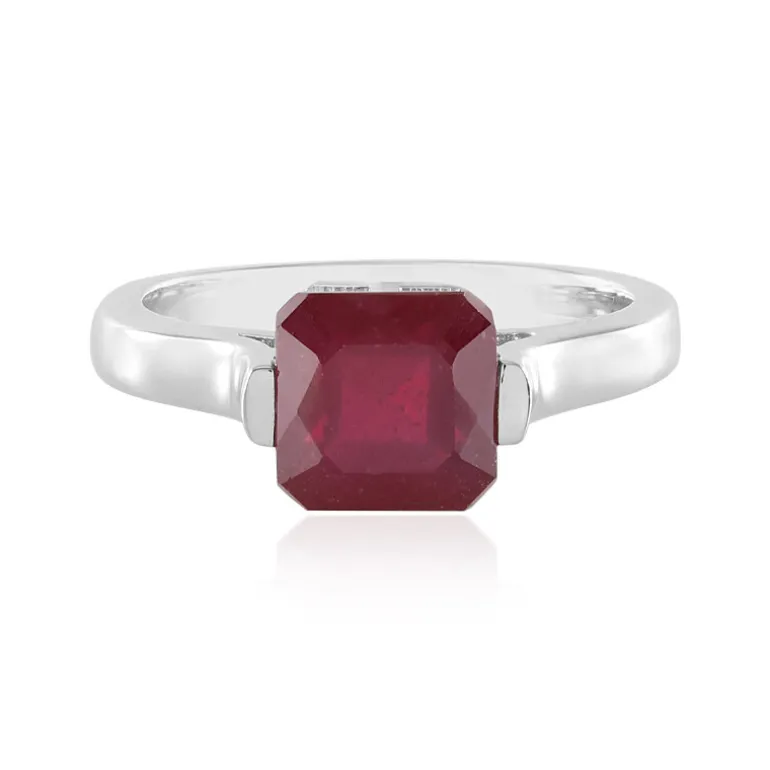 Madagaskar-Rubin-Silberring