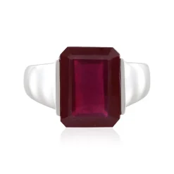 Madagaskar-Rubin-Silberring (de Melo)