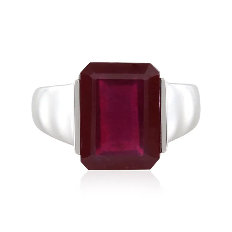 Madagaskar-Rubin-Silberring (de Melo)