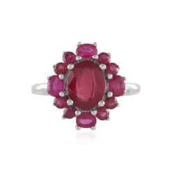 Madagaskar-Rubin-Silberring