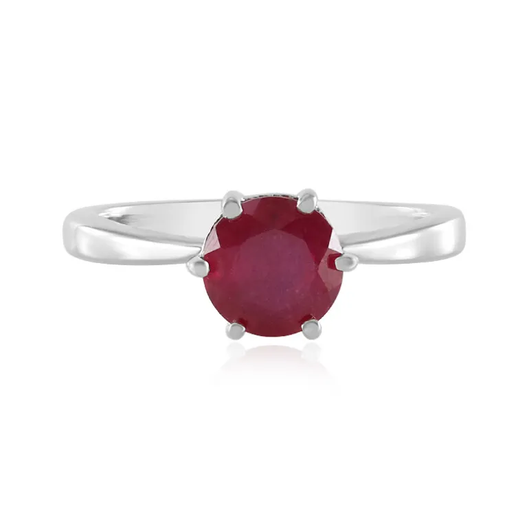 Madagaskar-Rubin-Silberring