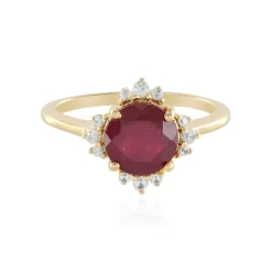 Madagaskar-Rubin-Silberring