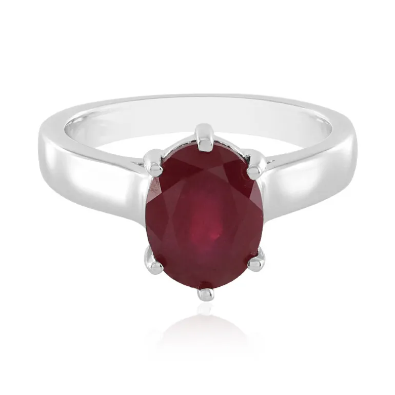 Madagaskar-Rubin-Silberring