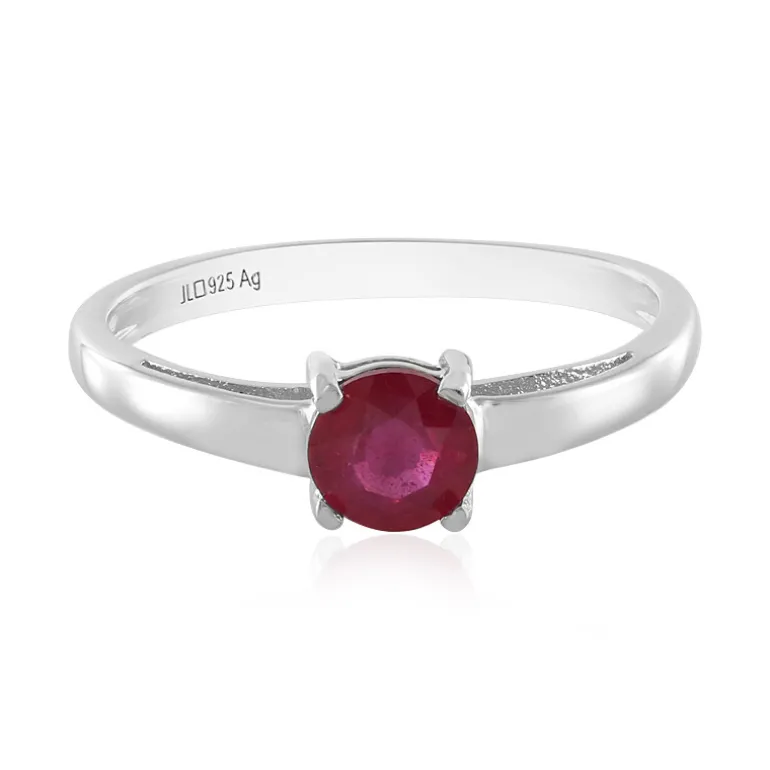 Madagaskar-Rubin-Silberring