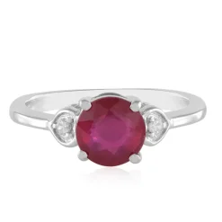 Madagaskar-Rubin-Silberring