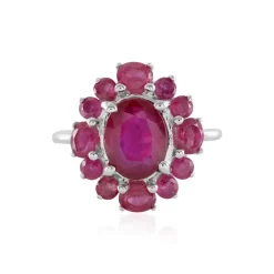 Madagaskar-Rubin-Silberring