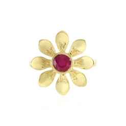 Madagaskar-Rubin-Silberring