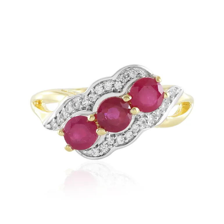 Madagaskar-Rubin-Silberring