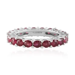 Madagaskar-Rubin-Silberring