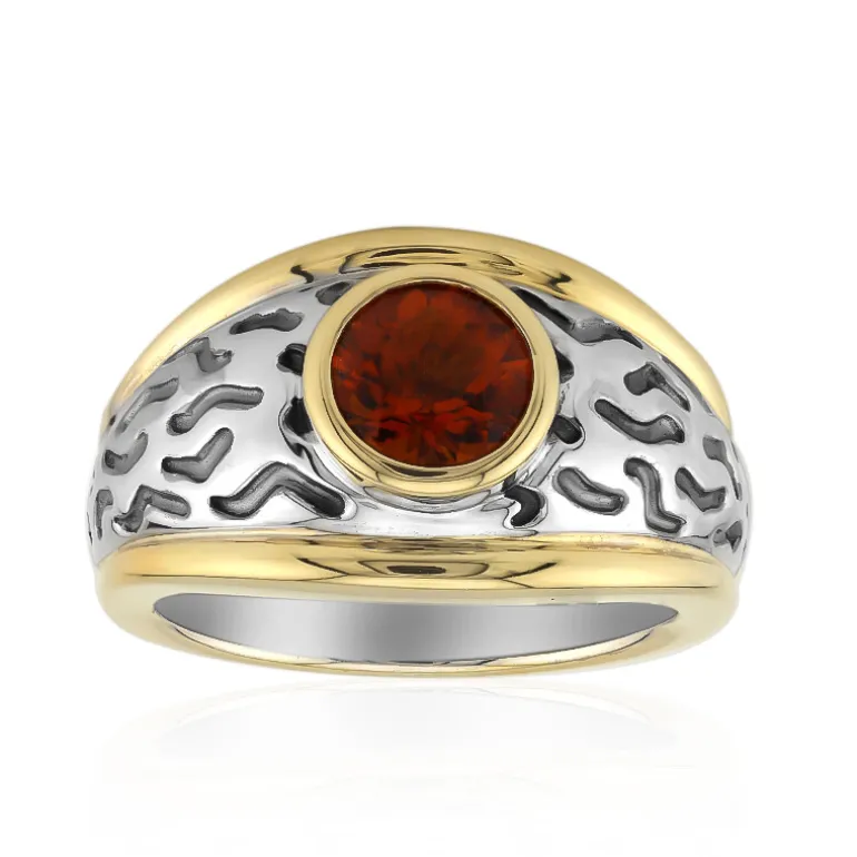 Madeira-Citrin-Silberring (Remy Rotenier)