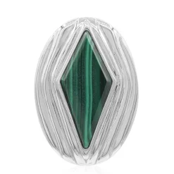 Malachit-Silberanhänger