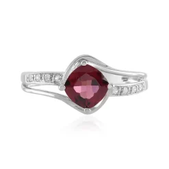 Malawi-Granat-Silberring