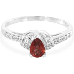 Malaya-Granat-Silberring