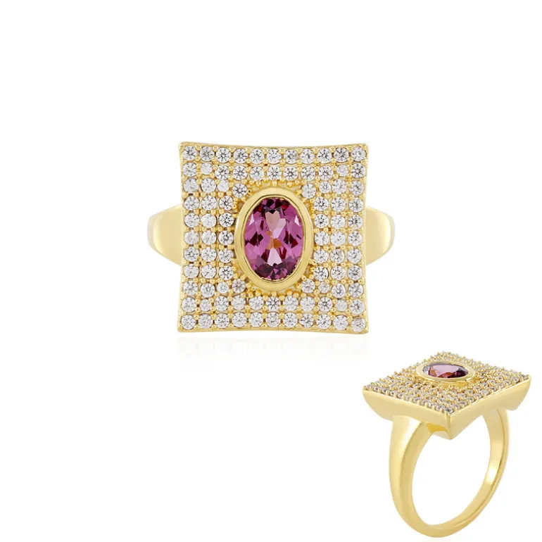 Malaya-Granat-Silberring