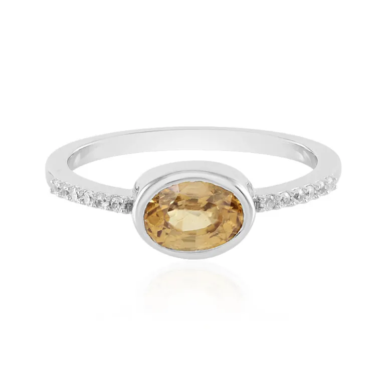 Mandarin-Zirkon-Silberring