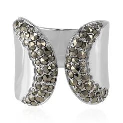 Markasit-Silberring (Annette classic)