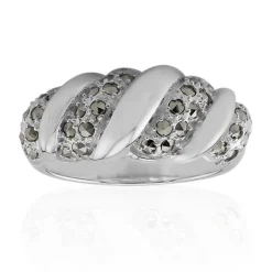 Markasit-Silberring (Annette classic)