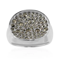 Markasit-Silberring (Annette classic)