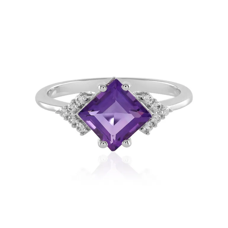 Marokkanischer Amethyst-Silberring