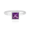Marokkanischer Amethyst-Silberring