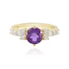 Marokkanischer Amethyst-Silberring