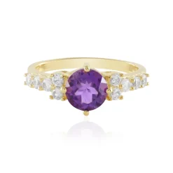 Marokkanischer Amethyst-Silberring
